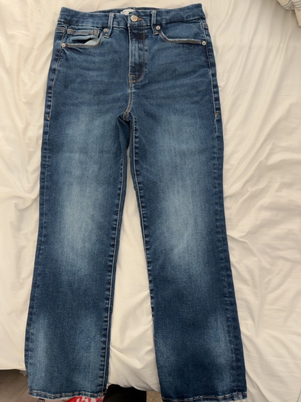 Good American Blue Stretch Jeans Size 6-12